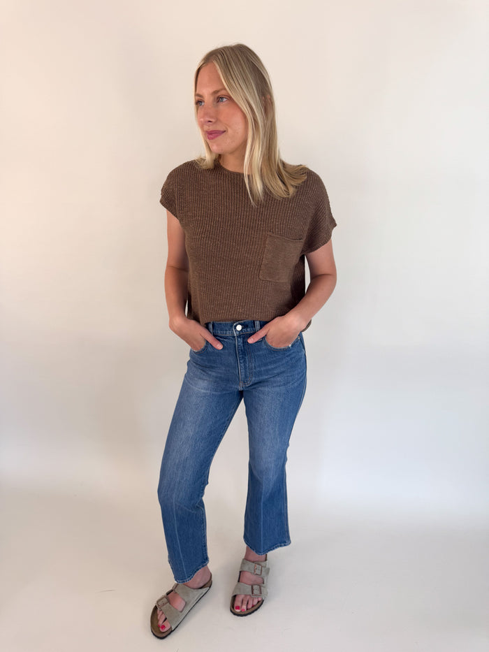 Soho Rush Hour Cropped Flare Denim