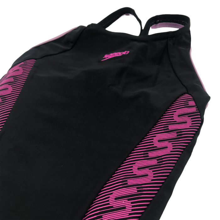 Speedo 6-7 years black pink swimsuit