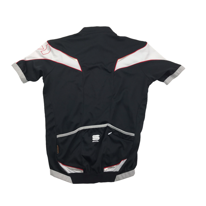 Sportful men's L black short sleeve cycling top