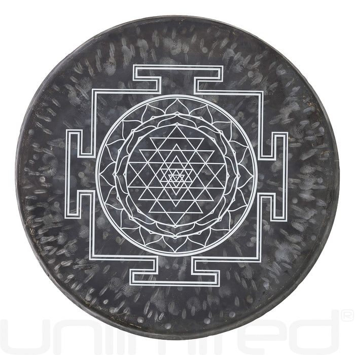 Sri Yantra on Mother Tesla Gongs