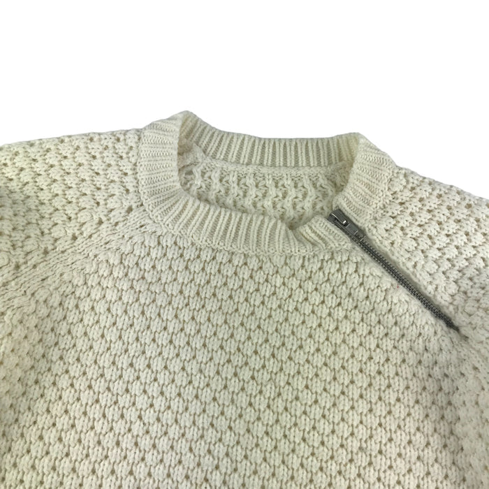 St Bernard 9 years white shoulder zip knit jumper