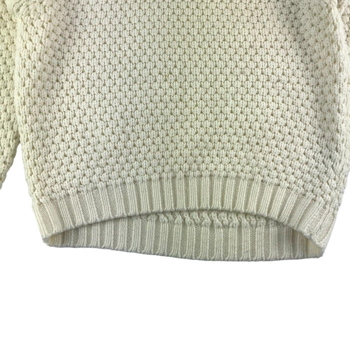 St Bernard 9 years white shoulder zip knit jumper