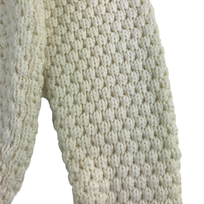 St Bernard 9 years white shoulder zip knit jumper
