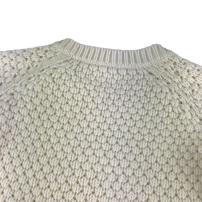 St Bernard 9 years white shoulder zip knit jumper
