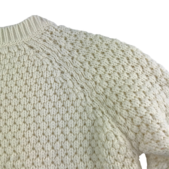 St Bernard 9 years white shoulder zip knit jumper
