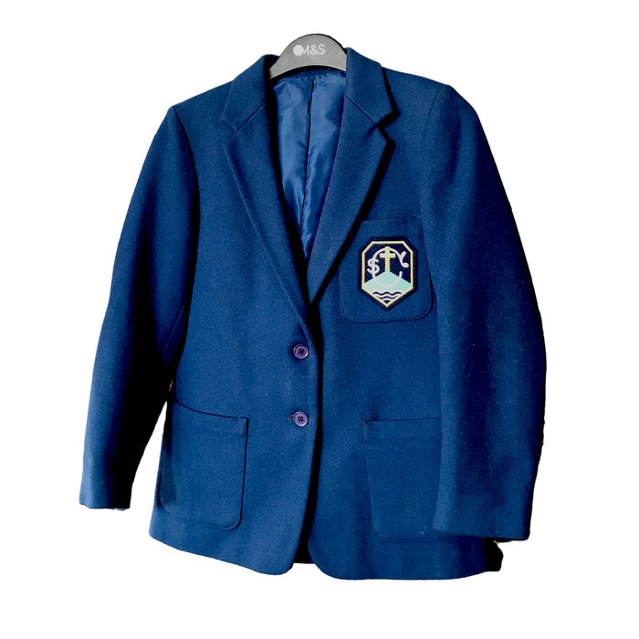 St Conval's Primary girls Blue wool School Blazers