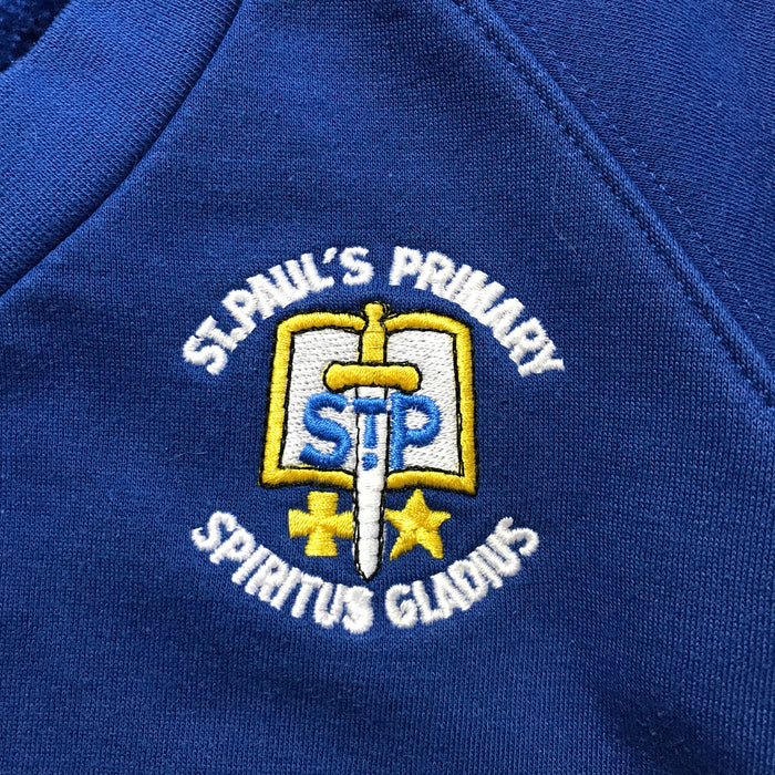 *St Pauls Primary Royal Blue V-neck Sweatshirt