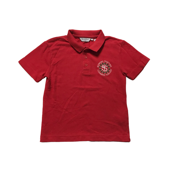 St. Thomas' Red Polo Shirt