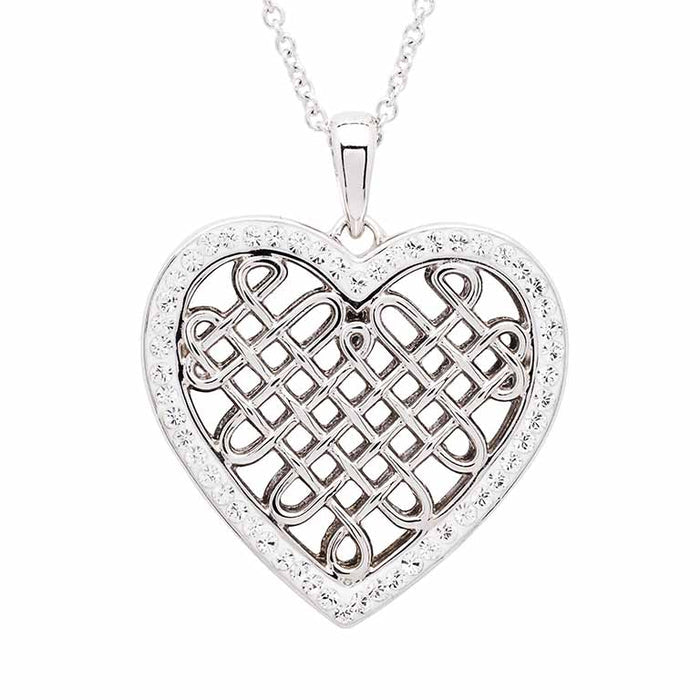 Sterling Silver Celtic Heart Necklace