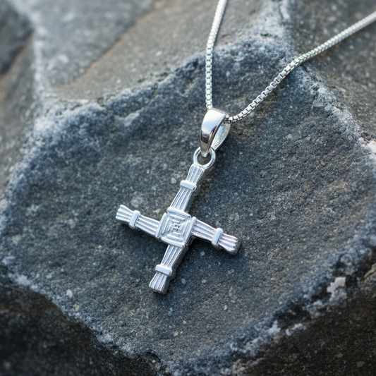 Sterling Silver St Bridget Cross