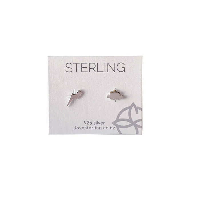 Sterling Storm Silver Stud Earrings | Koop.co.nz