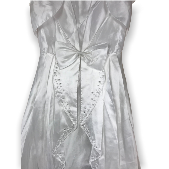 Sweet Darlings 8-9 years white layered formal dress and bolero