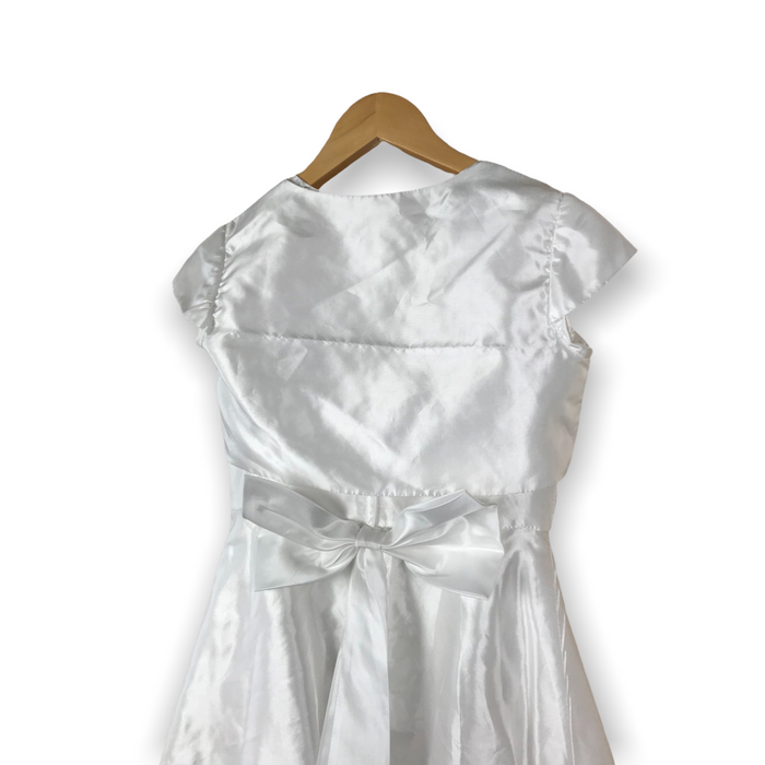 Sweet Darlings 8-9 years white layered formal dress and bolero