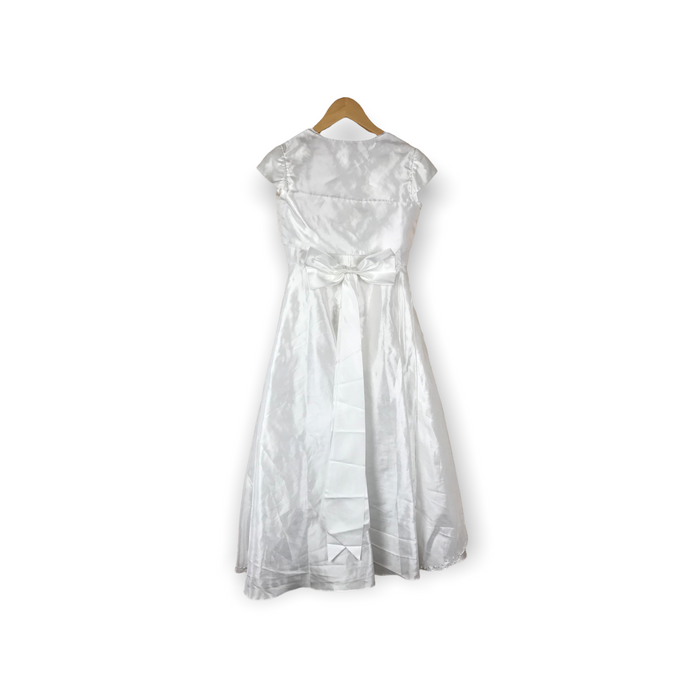 Sweet Darlings 8-9 years white layered formal dress and bolero