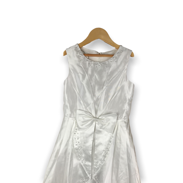 Sweet Darlings 8-9 years white layered formal dress and bolero