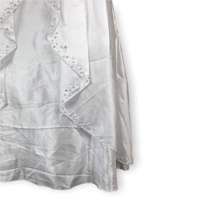 Sweet Darlings 8-9 years white layered formal dress and bolero
