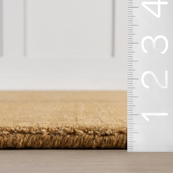 Tapis en mélange de laine chinée Lahjar 4x6 pi