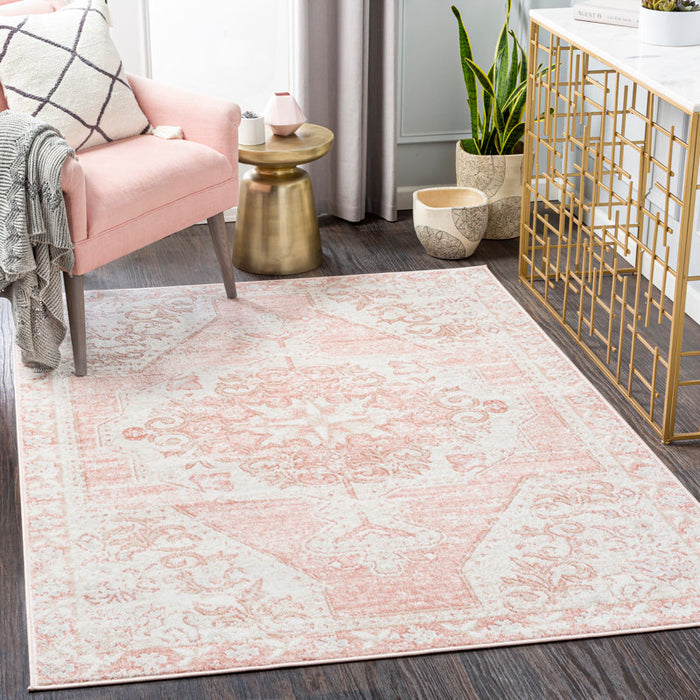 Tapis oriental Amora rose/blanc 160 cm x 213 cm