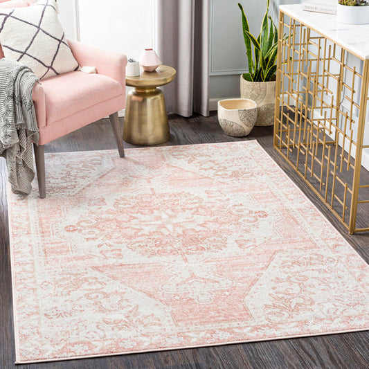 Tapis oriental Amora rose/blanc 160 cm x 213 cm