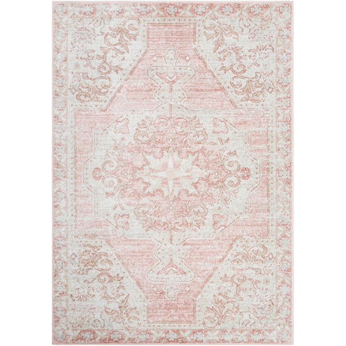 Tapis oriental Amora rose/blanc 160 cm x 213 cm
