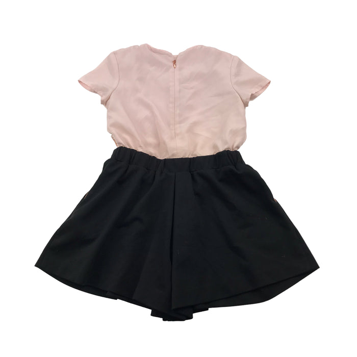 Ted Baker 7-8 years pink and black playsuit