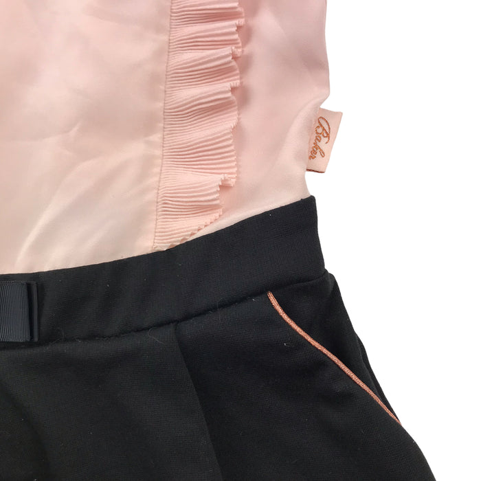 Ted Baker 7-8 years pink and black playsuit