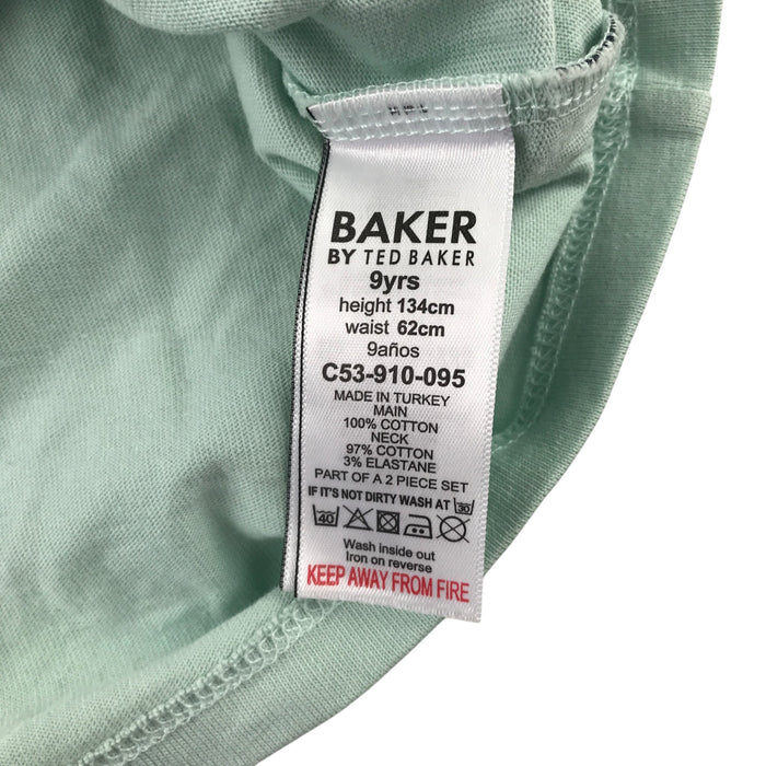 Ted Baker 9 years mint green t-shirt short sleeve cotton