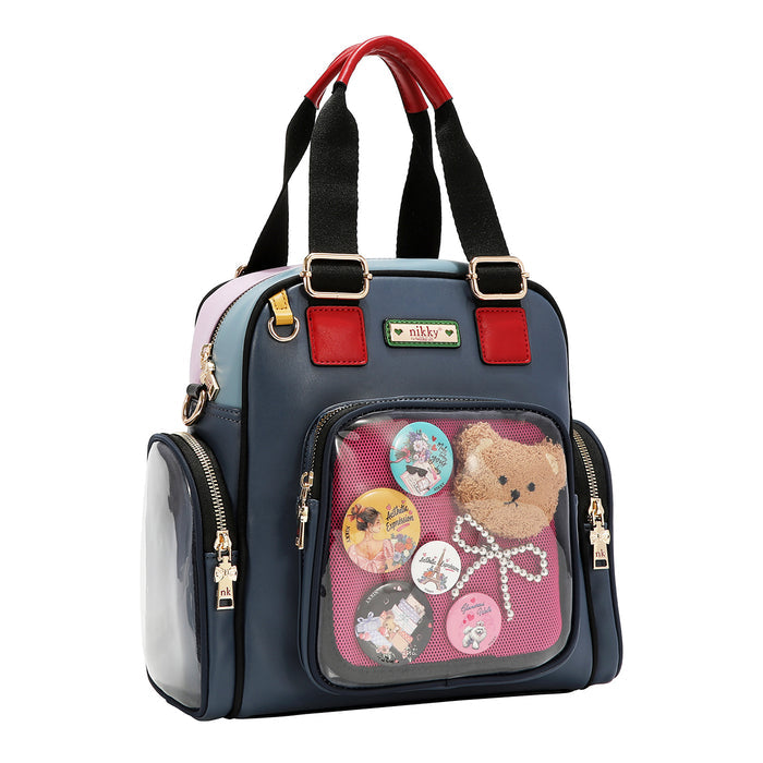 TEDDY & PIN CONVERTIBLE BACKPACK