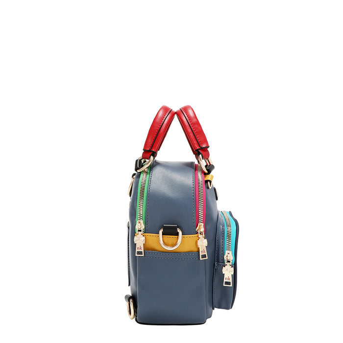 TEDDY & PIN CONVERTIBLE SMALL BACKPACK / HANDBAG