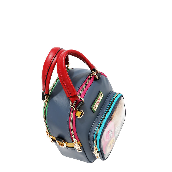 TEDDY & PIN CONVERTIBLE SMALL BACKPACK / HANDBAG