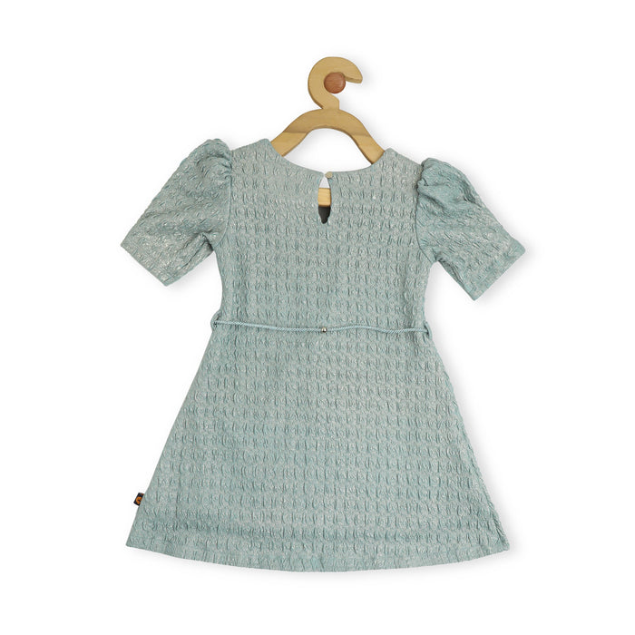 TEXTURED A LINE DRESS VTM07-016
