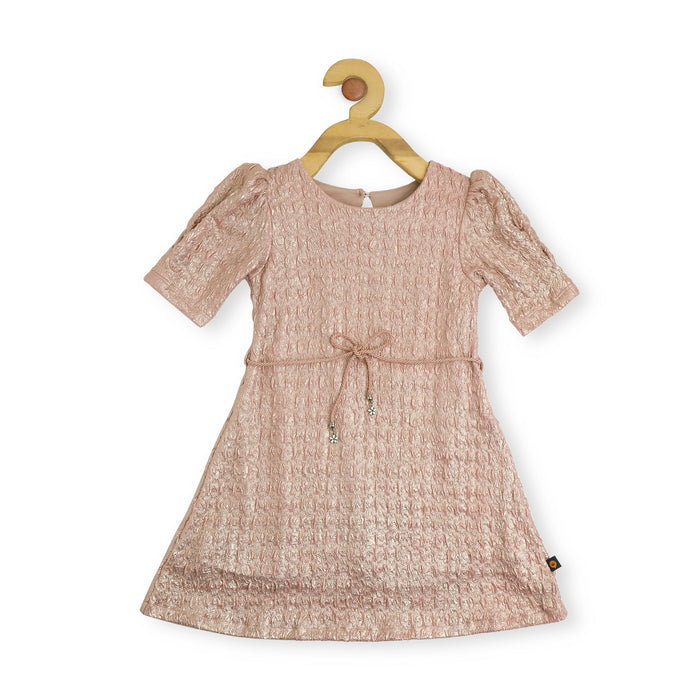 TEXTURED A LINE DRESS VTM07-016