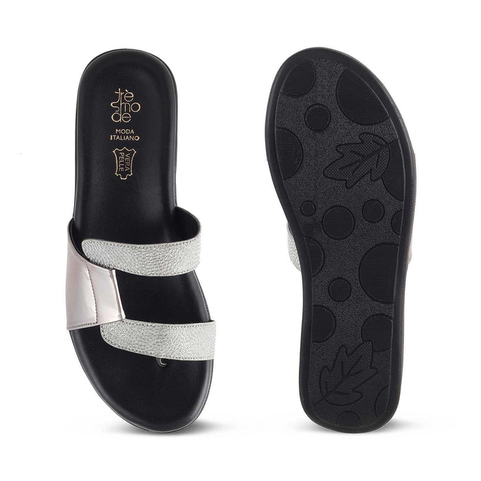 The Baf Pewter Women's Dress Flats Tresmode - Tresmode