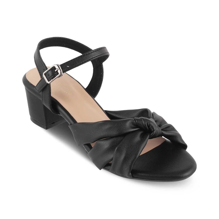 The Boff Black Women's Dress Block Heel Sandals Tresmode - Tresmode