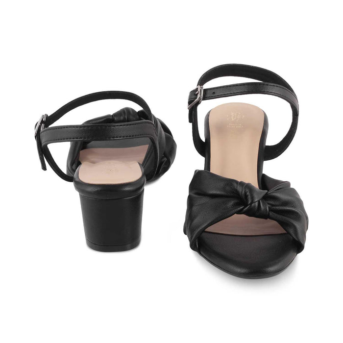 The Boff Black Women's Dress Block Heel Sandals Tresmode - Tresmode