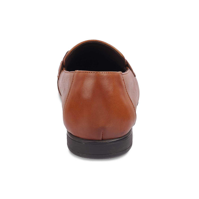 The Bologna Tan Men's Leather Loafers Tresmode - Tresmode