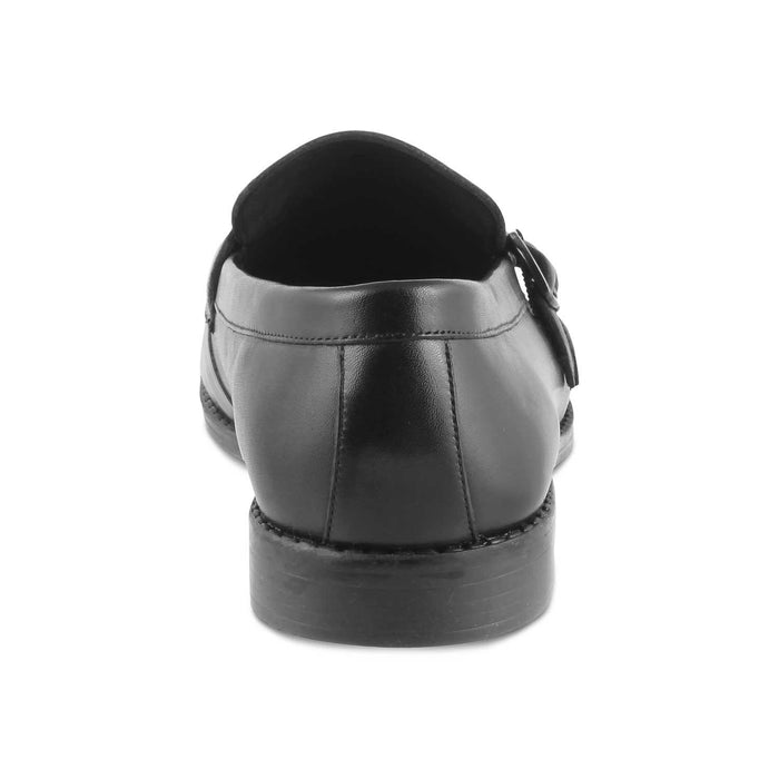 The Bon Black Men's Double Monk Shoes Tresmode - Tresmode