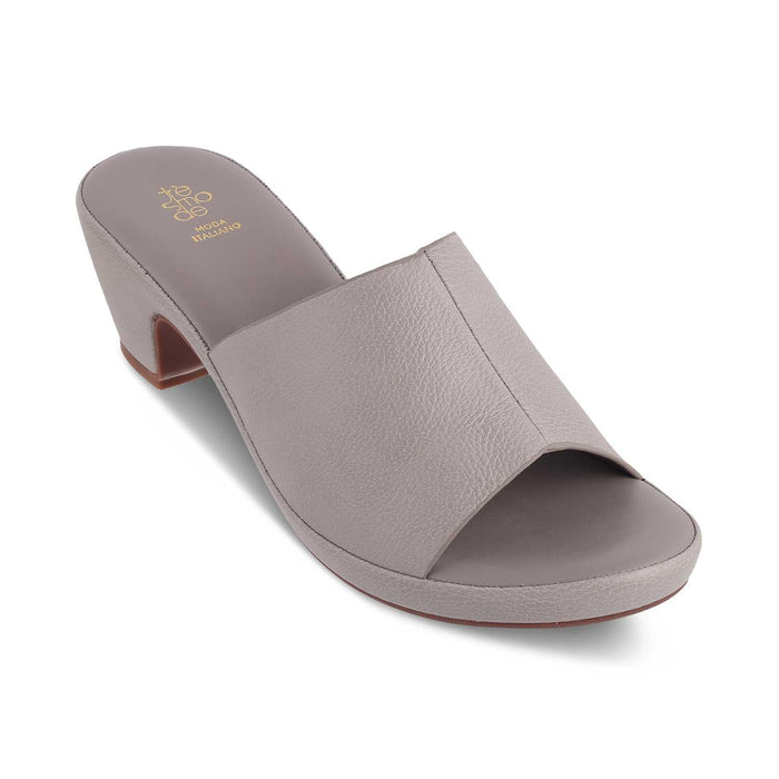 The Brixyed Grey Women's Casual Block Heel Sandals Tresmode - Tresmode