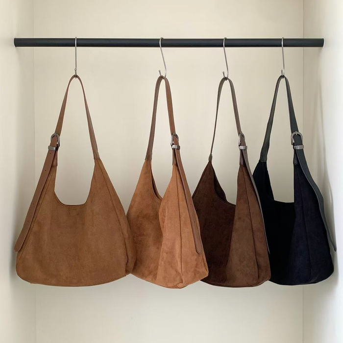 The Camden Suede Hobo Bag
