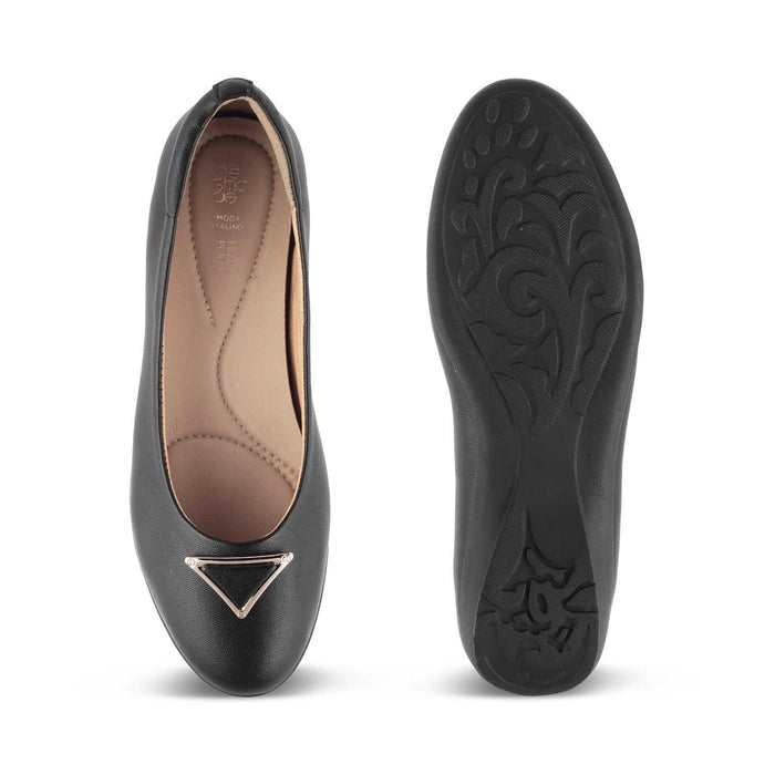 The Chevio Black Women's Dress Ballerinas Tresmode - Tresmode