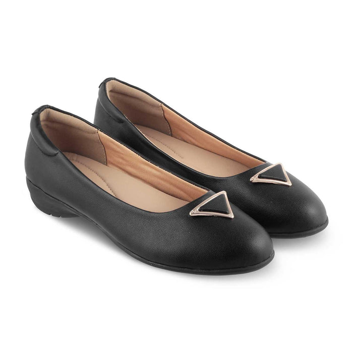 The Cheviz Black Women's Dress Ballerinas Tresmode - Tresmode