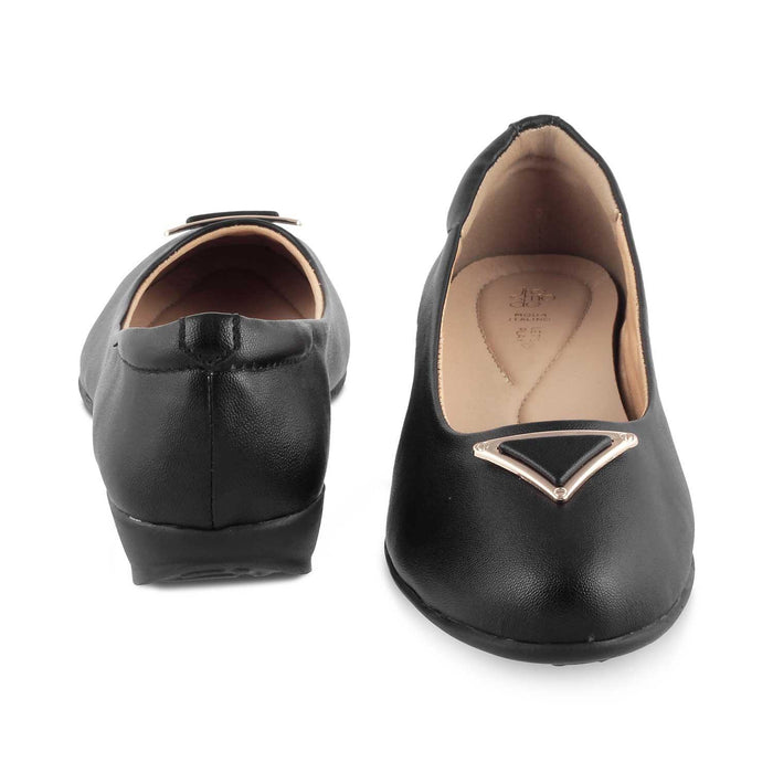 The Cheviz Black Women's Dress Ballerinas Tresmode - Tresmode