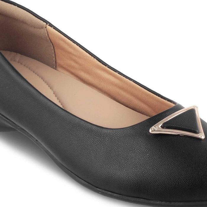 The Cheviz Black Women's Dress Ballerinas Tresmode - Tresmode