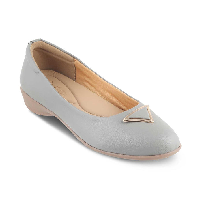 The Cheviz Grey Women's Dress Ballerinas Tresmode - Tresmode