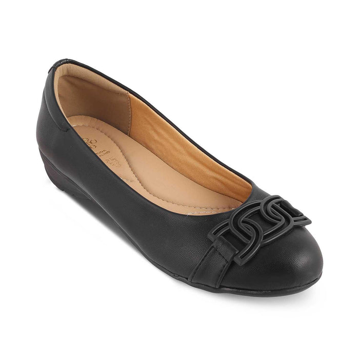 The Geom Black Women's Dress Ballerinas Tresmode - Tresmode