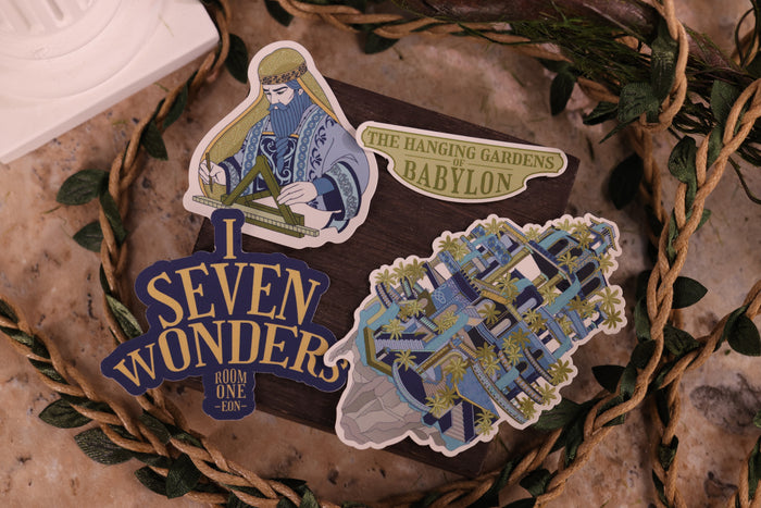 The Hanging Gardens of Babylon Cards - Sticker Set