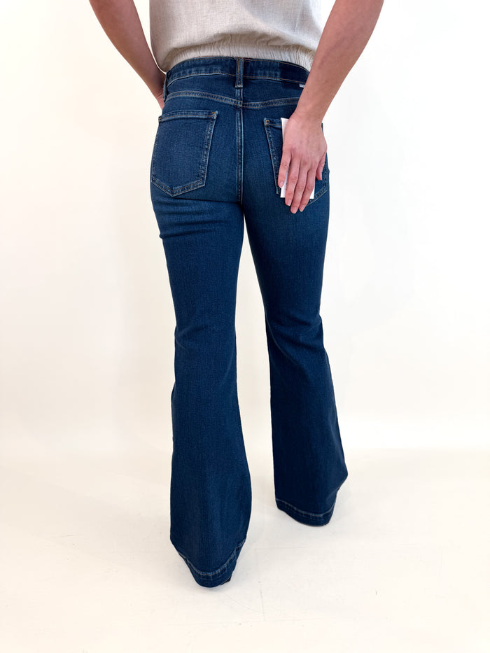 The Heartbreaker Mid Rise Flare Denim- The Hitmaker
