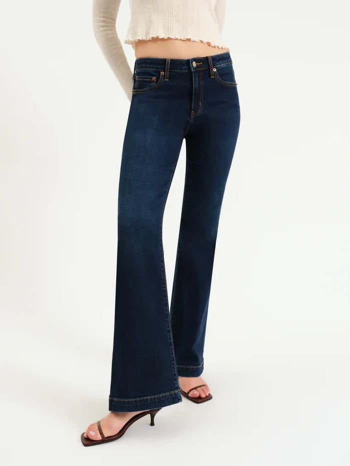 The Heartbreaker Mid Rise Flare Denim- The Hitmaker