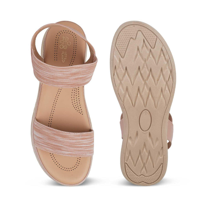 The Hint Pink Women's Casual Wedge Sandals Tresmode - Tresmode