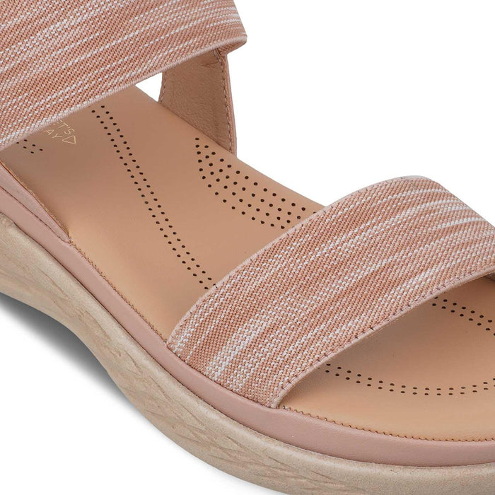 The Hint Pink Women's Casual Wedge Sandals Tresmode - Tresmode